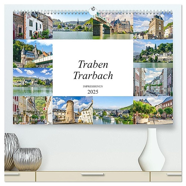 Traben Trarbach Impressionen (hochwertiger Premium Wandkalender 2025 DIN A2 quer), Kunstdruck in Hochglanz, Calvendo, Dirk Meutzner