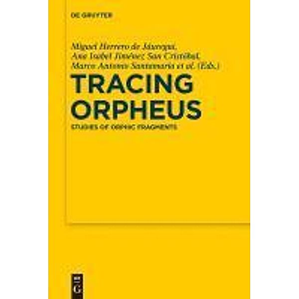 Tracing Orpheus / Sozomena Bd.10