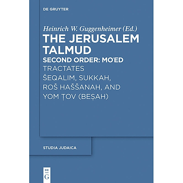 Tractates Seqalim, Sukkah, Ros Hassanah, and Yom Tov (Besah)