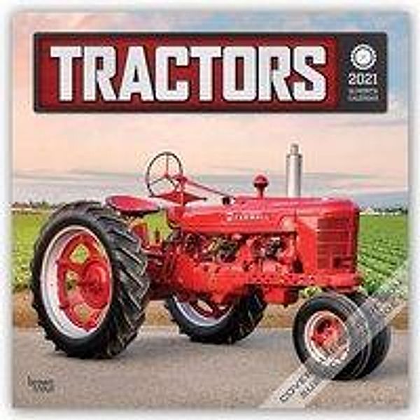 Tractors - Traktoren 2021 - 16-Monatskalender, BrownTrout Publisher