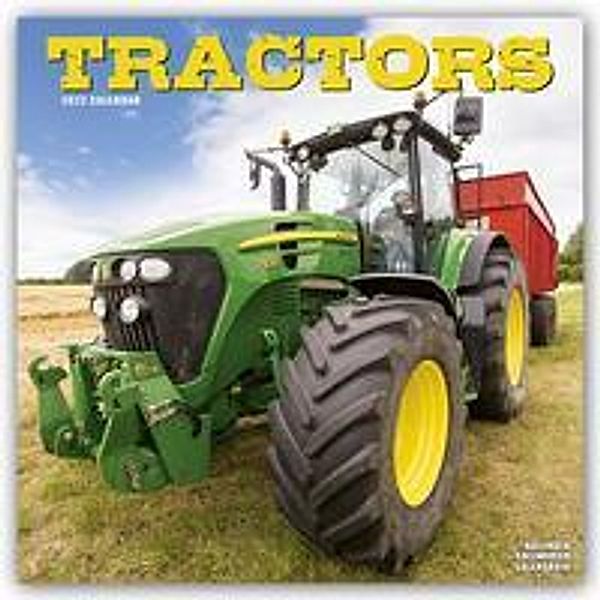 Tractors - Traktoren 2022 - 16-Monatskalender, Avonside Publishing Ltd