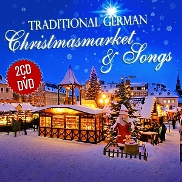 Traditional German Christmas Market & Songs.Cd+Dvd, Diverse Interpreten