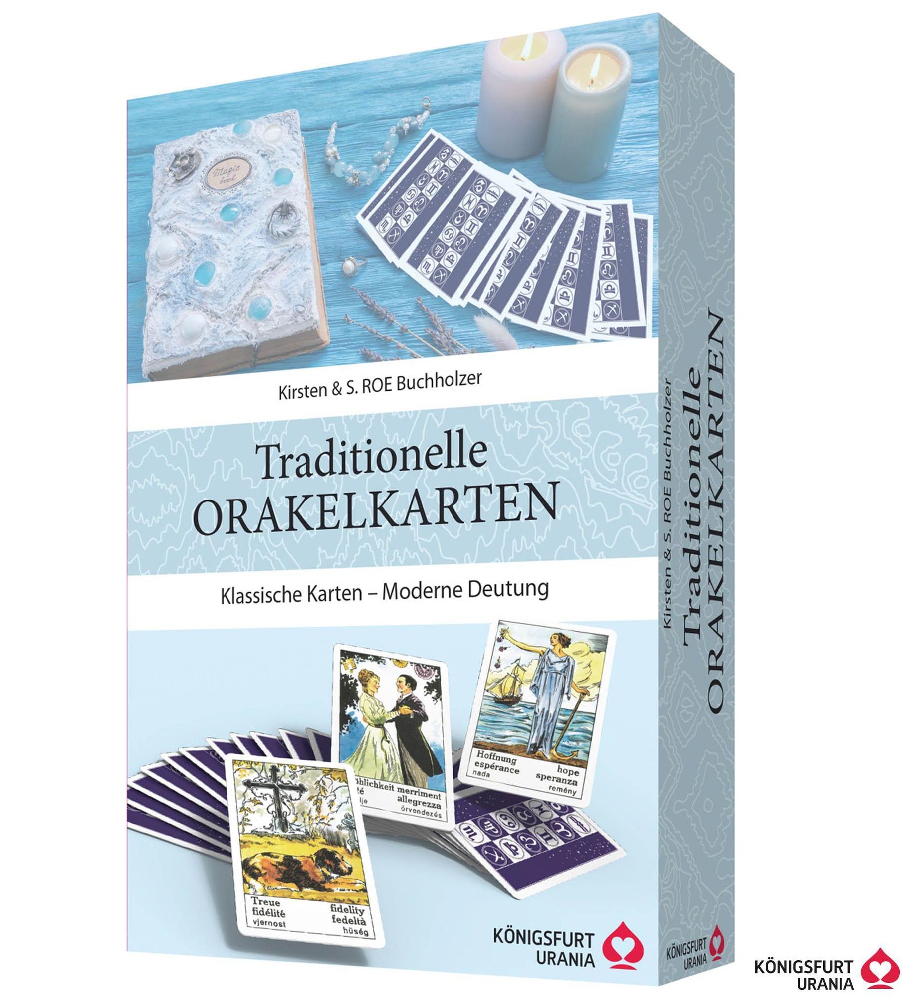 Traditionelle Orakelkarten, m. Orakelkarten Buch versandkostenfrei