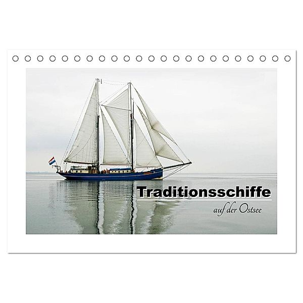 Traditionsschiffe auf der Ostsee (Tischkalender 2024 DIN A5 quer), CALVENDO Monatskalender, Carina-Fotografie