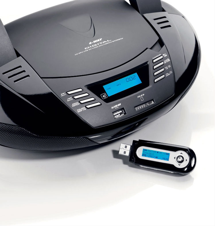 Tragbarer CD-Player Radio mit USB jetzt bei Weltbild.de bestellen