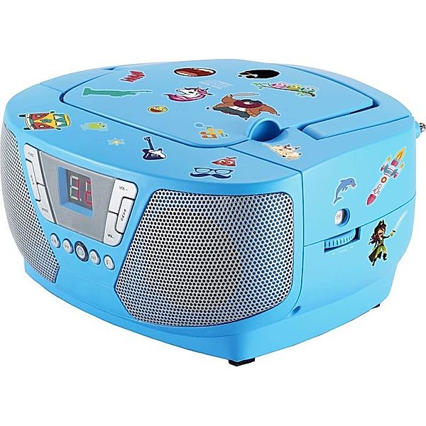 Tragbares CD/Radio - Kids blau NEU