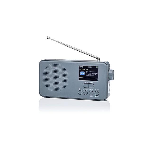 Tragbares DAB+ Radio (Farbe: Anthrazit)