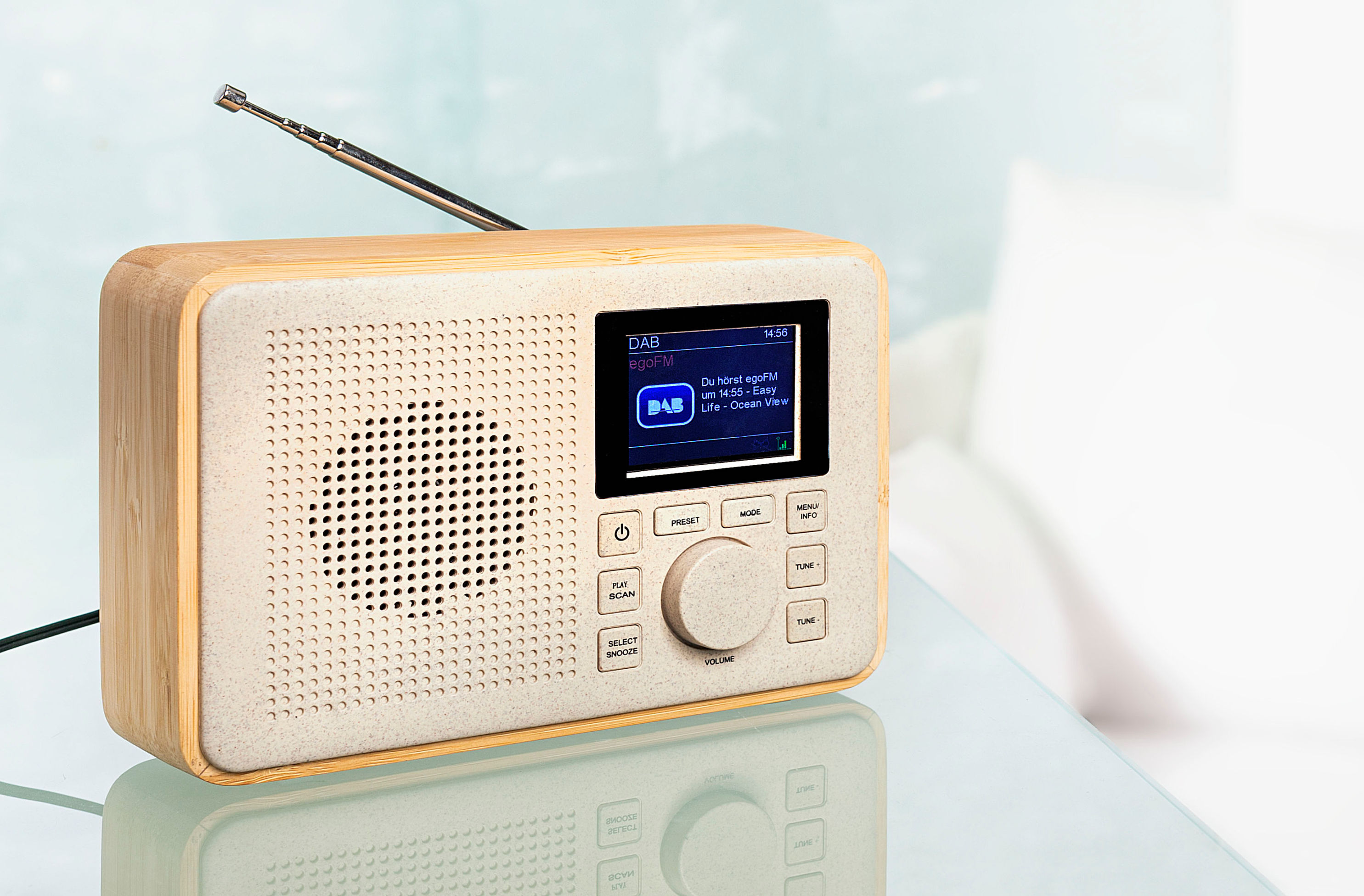 Tragbares DAB-Radio mit Holzrahmen bestellen | Weltbild.ch
