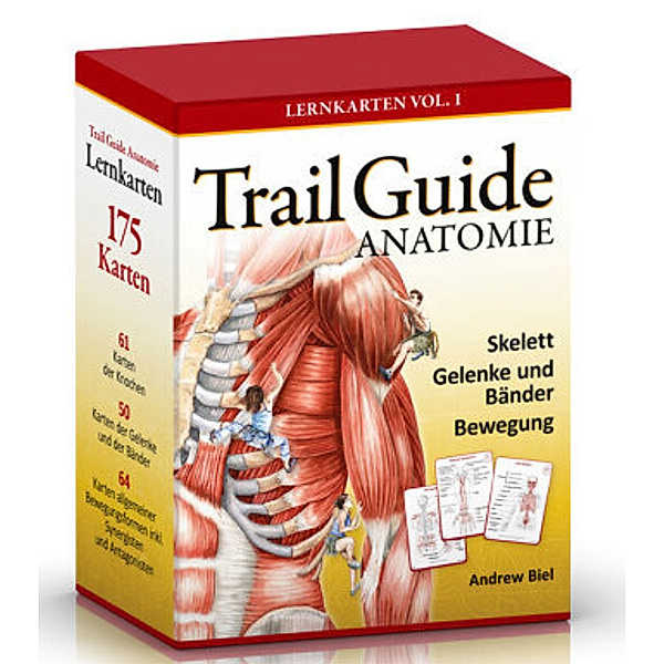 Trail Guide Anatomie, 175 Lernkarten, Andrew Biel