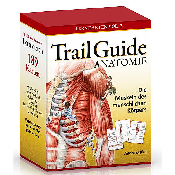Trail Guide Anatomie, 189 Lernkarten.Vol.2, Andrew Biel