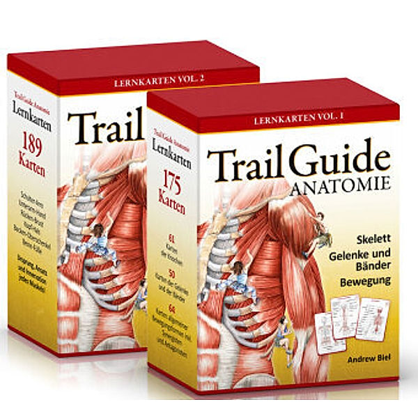 Trail Guide Anatomie, Lernkarten, 2 Teile, Andrew Biel