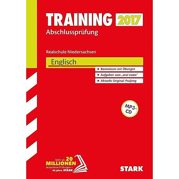 Training Abschlussprüfung 2017 - Realschule Niedersachsen - Englisch mit MP3-CD