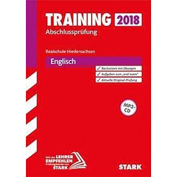 Training Abschlussprüfung 2018 - Realschule Niedersachsen - Englisch mit MP3-CD