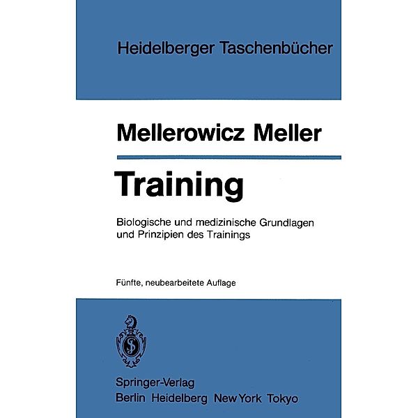 Training / Heidelberger Taschenbücher Bd.111, H. Mellerowicz, W. Meller