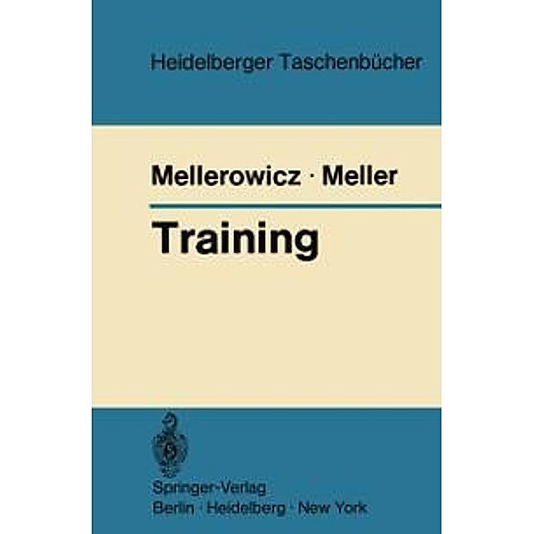 Training / Heidelberger Taschenbücher Bd.111, H. Mellerowicz, W. Meller
