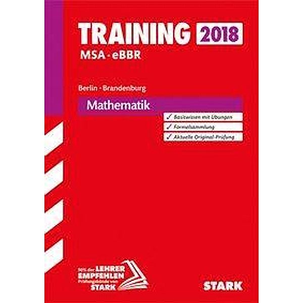 Training Mittlerer Schulabschluss 2018 - Berlin/Brandenburg - Mathematik