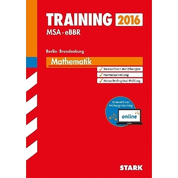 Training MSA - eBBR 2016 - Mathematik Berlin / Brandenburg, Dietmar Steiner, Heike Ohrt, Doris Cremer