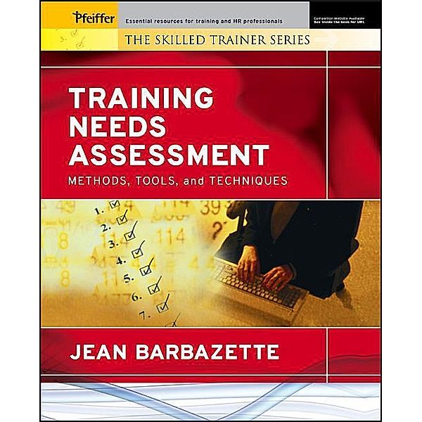 Training Needs Assessment, w. CD-ROM, Jean Barbazette