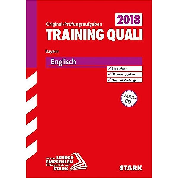 Training Quali Bayern 2018 - Englisch A4, mit MP3-CD