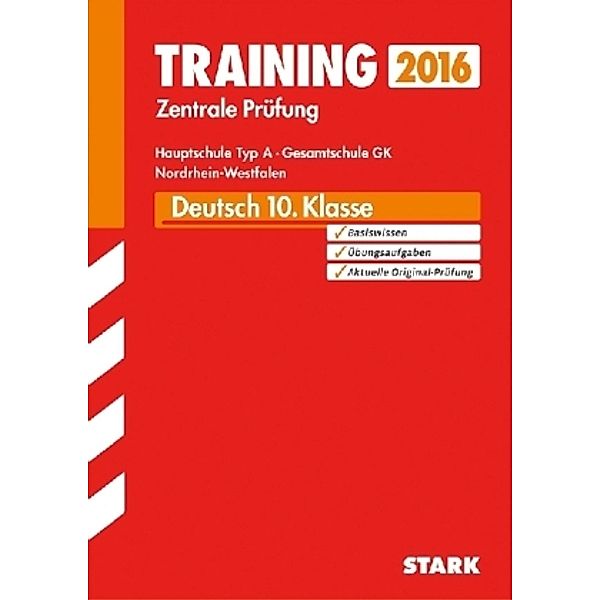 Training Zentrale Prüfung 2016 - Deutsch 10. Klasse, Hauptschule Typ A, Gesamtschule GK Nordrhein-Westfalen, Marion von der Kammer