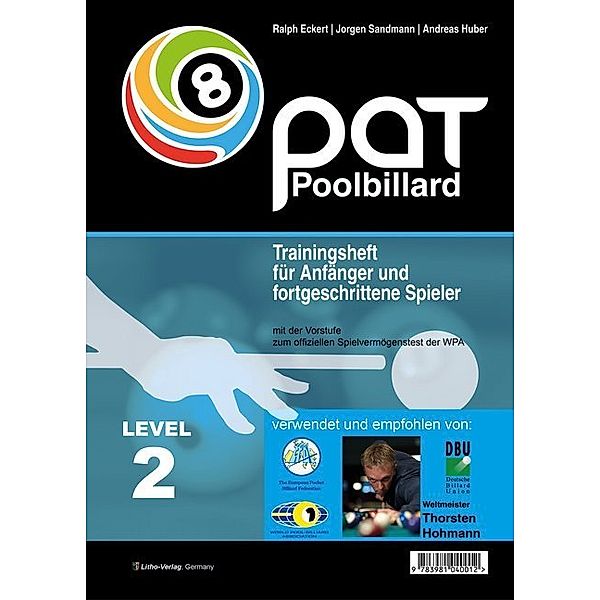 Trainingsheft Pool Billard Stufe 2, Ralph Eckert, Jorgen Sandmann, Andreas Huber