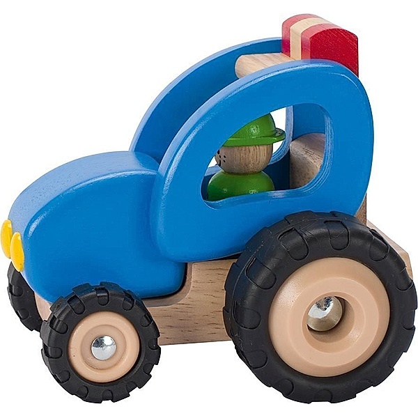 Goki Traktor in blau, goki