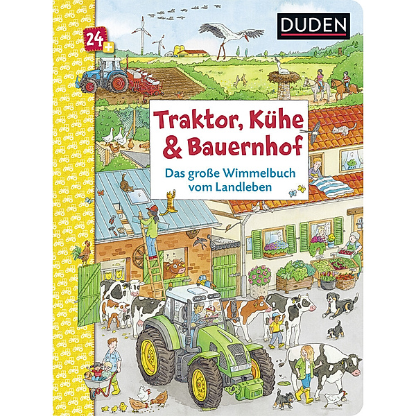 Traktor, Kühe & Bauernhof: Das große Wimmelbuch vom Landleben, Christina Braun