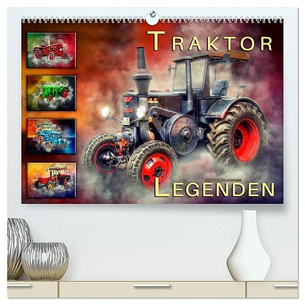 Traktor Legenden (hochwertiger Premium Wandkalender 2025 DIN A2 quer), Kunstdruck in Hochglanz, Calvendo, Peter Roder