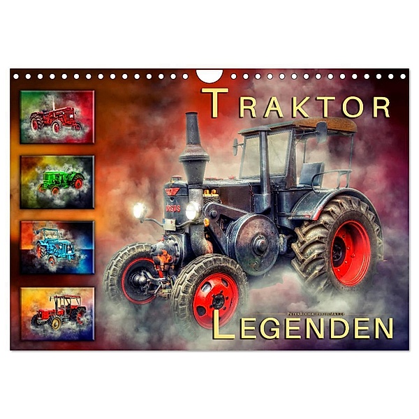 Traktor Legenden (Wandkalender 2024 DIN A4 quer), CALVENDO Monatskalender, Peter Roder