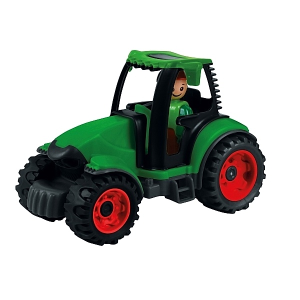 LENA® Traktor TRUCKIES mit Spielfigur in grün