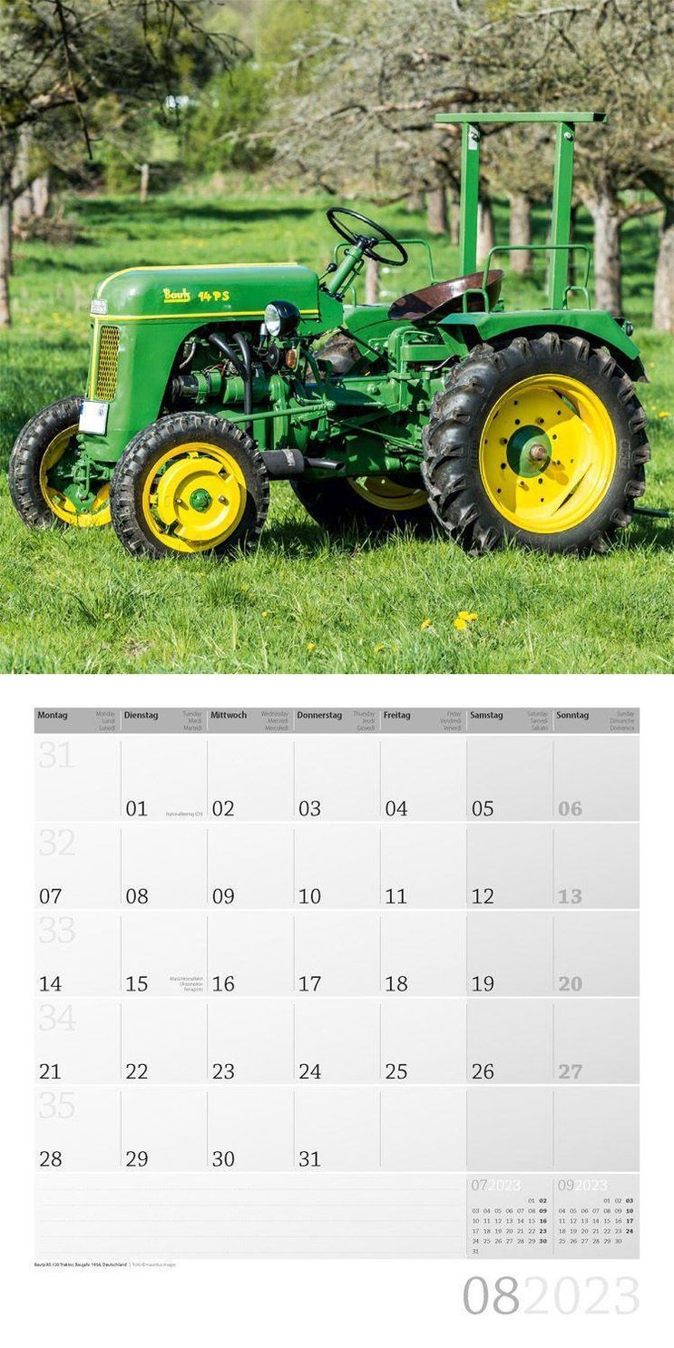 Traktoren Kalender 2023 - 30x30 - Kalender bei Weltbild.de kaufen