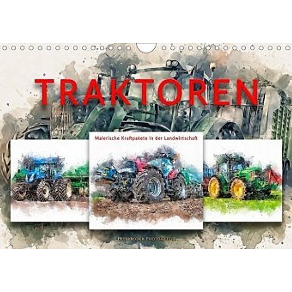 Traktoren - malerische Kraftpakete in der Landwirtschaft (Wandkalender 2020 DIN A4 quer), Peter Roder