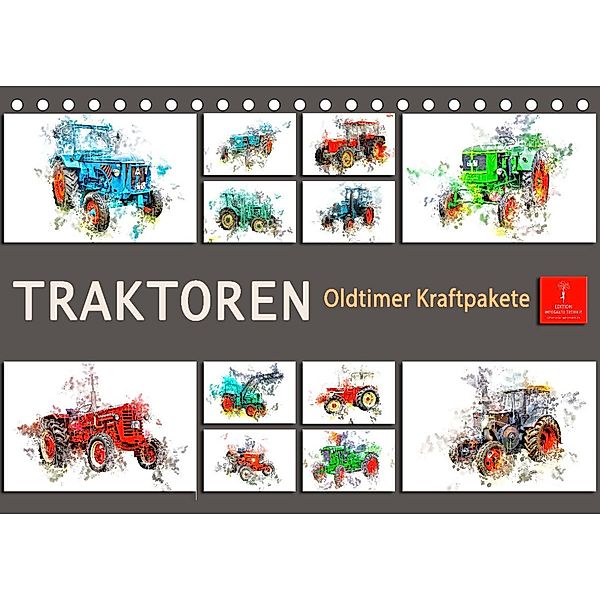 Traktoren Oldtimer Kraftpakete (Tischkalender 2023 DIN A5 quer), Peter Roder