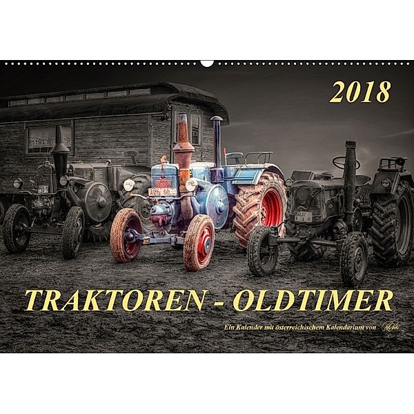 Traktoren - OldtimerAT-Version (Wandkalender 2018 DIN A2 quer), Peter Roder