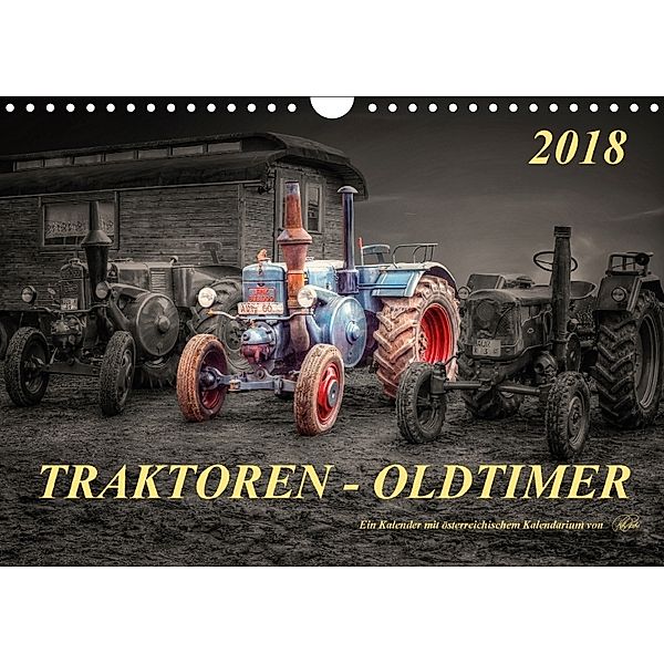 Traktoren - OldtimerAT-Version (Wandkalender 2018 DIN A4 quer), Peter Roder