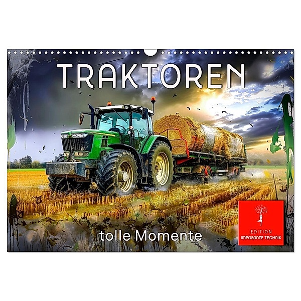 Traktoren - tolle Momente (Wandkalender 2025 DIN A3 quer), CALVENDO Monatskalender, Calvendo, Peter Roder