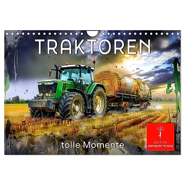 Traktoren - tolle Momente (Wandkalender 2025 DIN A4 quer), CALVENDO Monatskalender, Calvendo, Peter Roder