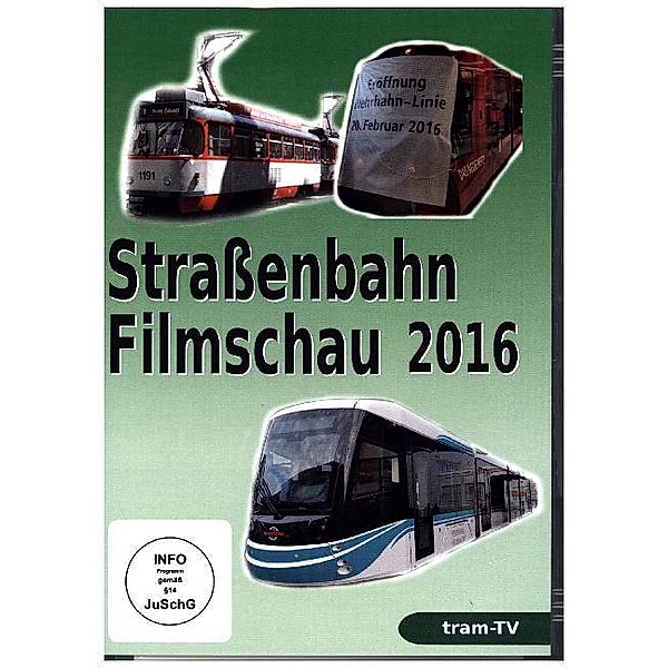 tram-tv - Strassenbahnfilmschau 2016 - Ein Jahr, 366 Tage Strassenbahnen,DVD
