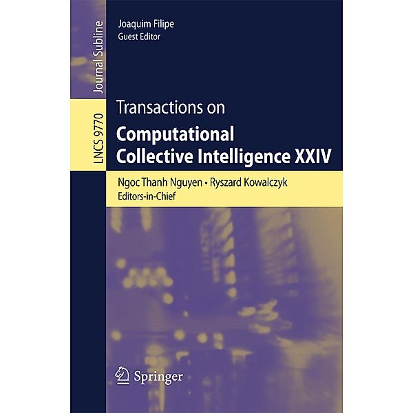 Transactions on Computational Collective Intelligence XXIV / Lecture Notes in Computer Science Bd.9770