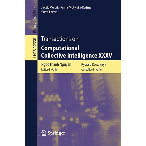 Transactions on Computational Collective Intelligence XXXV / Lecture Notes in Computer Science Bd.12330