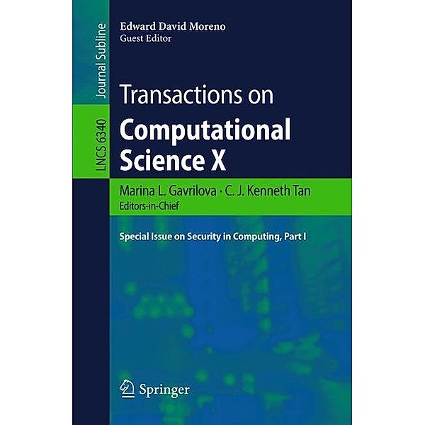 Transactions on Computational Science X