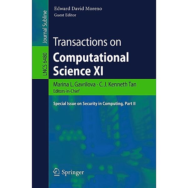 Transactions on Computational Science XI / Lecture Notes in Computer Science Bd.6480
