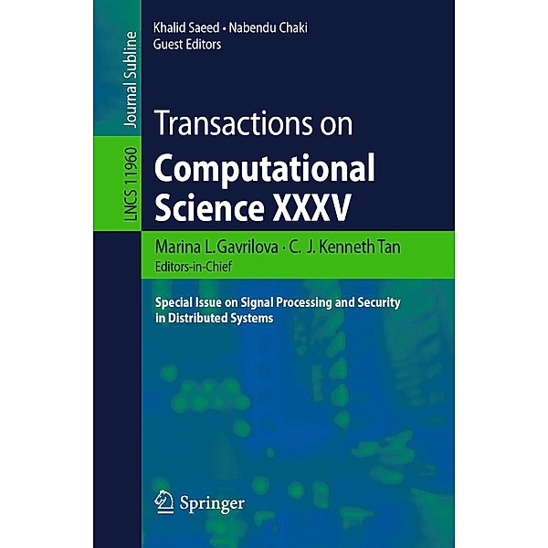 Transactions on Computational Science XXXV / Lecture Notes in Computer Science Bd.11960