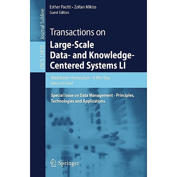 Transactions on Large-Scale Data- and Knowledge-Centered Systems LI / Lecture Notes in Computer Science Bd.13410