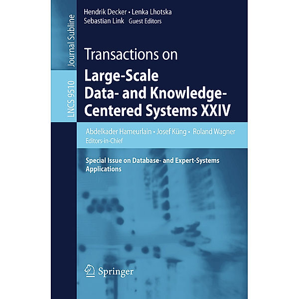 Transactions on Large-Scale Data- and Knowledge-Centered Systems XXIV