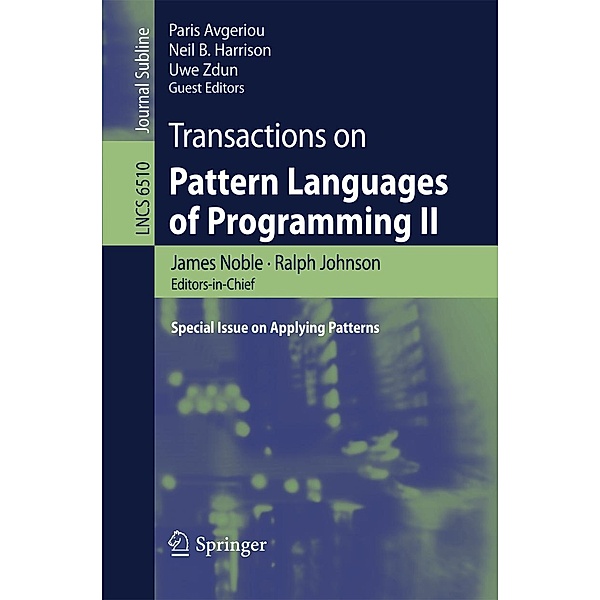 Transactions on Pattern Languages of Programming II / Lecture Notes in Computer Science Bd.6510