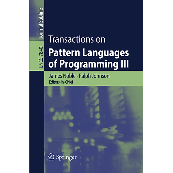 Transactions on Pattern Languages of Programming III