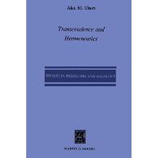 Transcendence and Hermeneutics, A. M. Olson