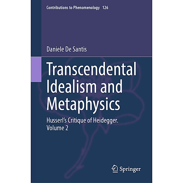 Transcendental Idealism and Metaphysics, Daniele De Santis