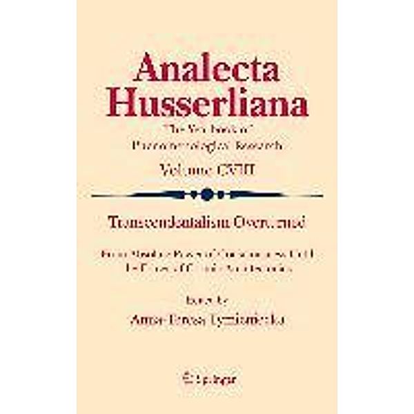 Transcendentalism Overturned / Analecta Husserliana Bd.108